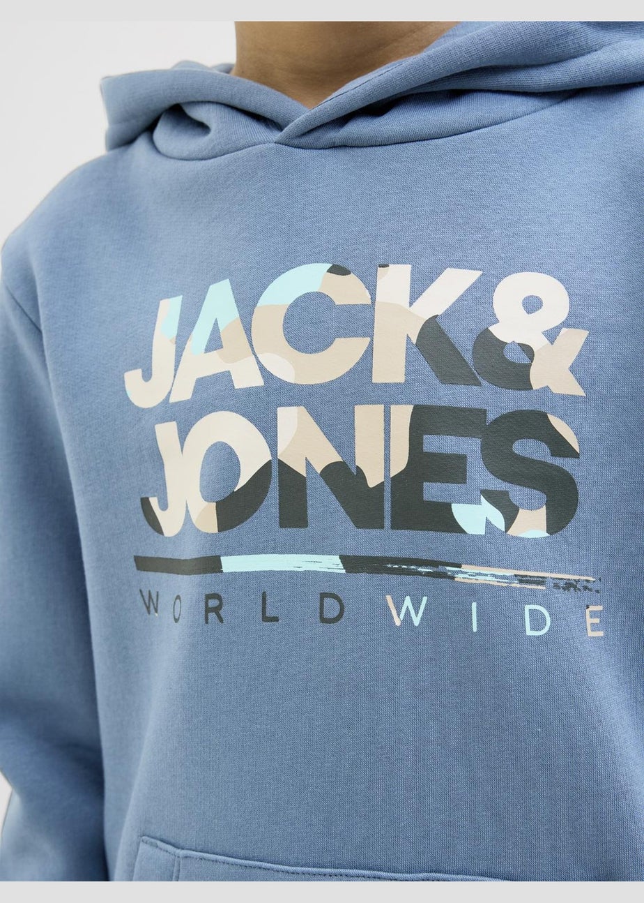 Jack & Jones Blue Luke Hoodie (8-16yrs)