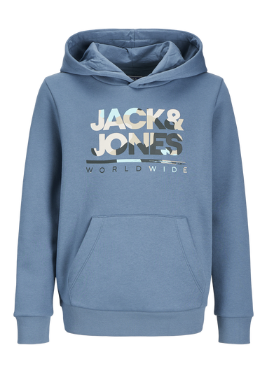 Jack & Jones Blue Luke Hoodie (8-16yrs)