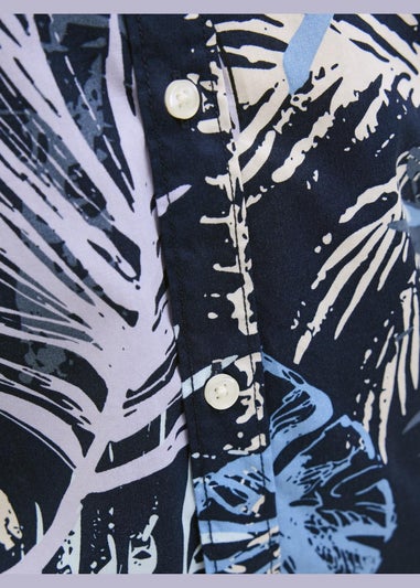 Jack & Jones Kids Navy Hawaii Shirt (8-16yrs)