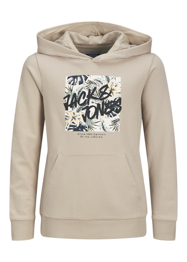 Jack & Jones Kids Beige Hawaii Hoodie (8-16yrs)