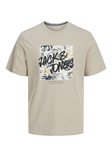 Jack & Jones Kids Beige Hawaii T-Shirt (8-16yrs)