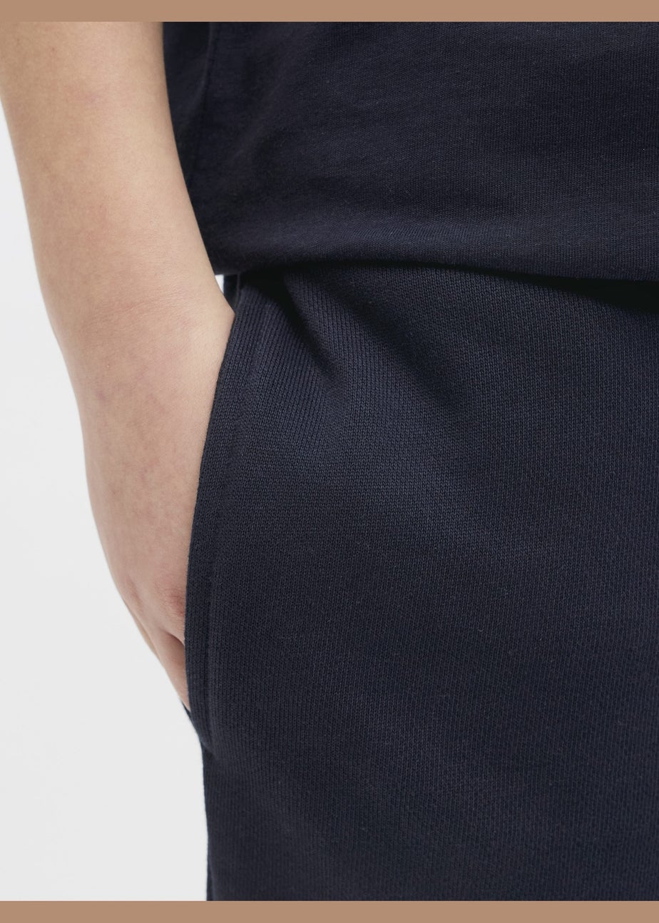 Jack & Jones Navy Jogger Shorts (8-16yrs)