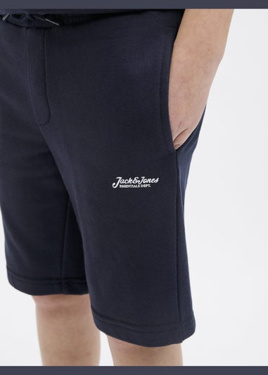 Jack & Jones Navy Jogger Shorts (8-16yrs)