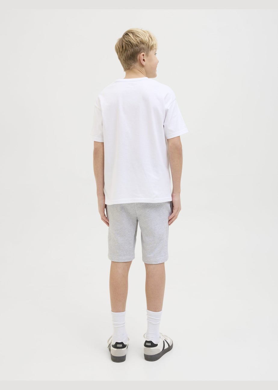 Jack & Jones Boys White Gordonbeau Shorts (8-16yrs)