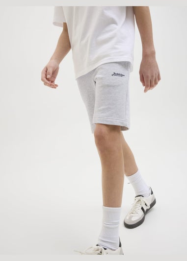 Jack & Jones Boys White Gordonbeau Shorts (8-16yrs)