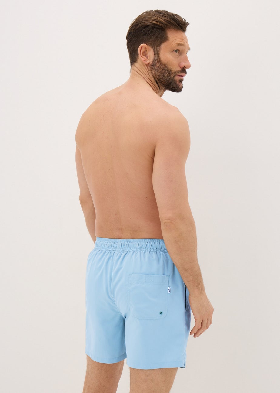 Light Blue Regular Swim Shorts