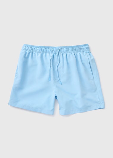Light Blue Regular Swim Shorts