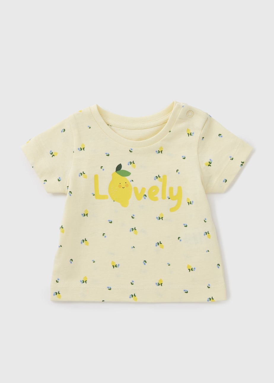 Baby Yellow Lemon T-Shirt (Newborn-23mths)