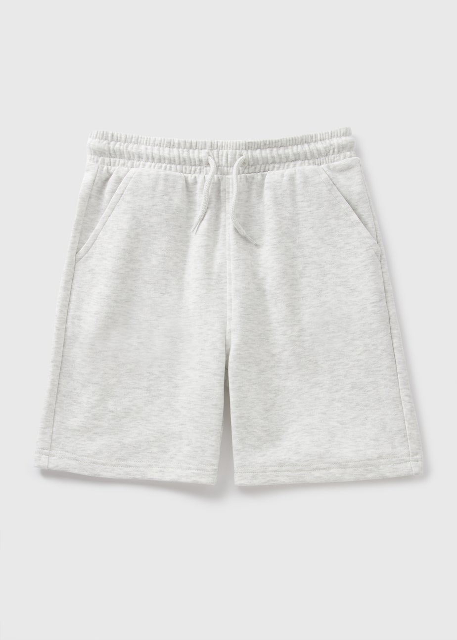 Boys Grey Jogger Shorts (7-15yrs)
