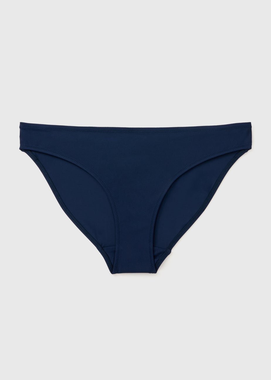 Navy Twist Bikini Bottom
