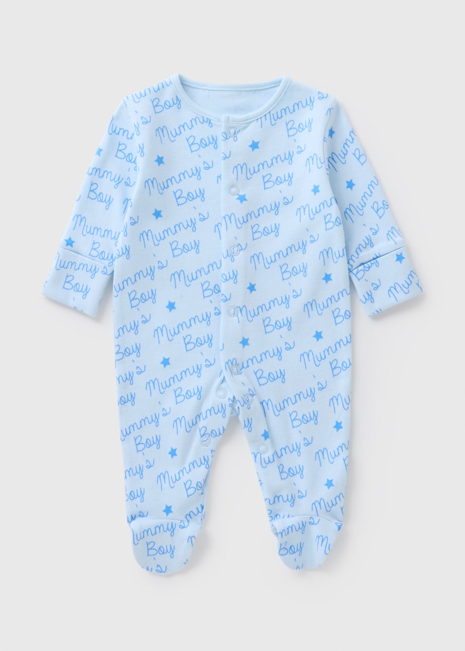 Baby Boys Mummy's Boys Sleepsuit (Newborn-18mths)