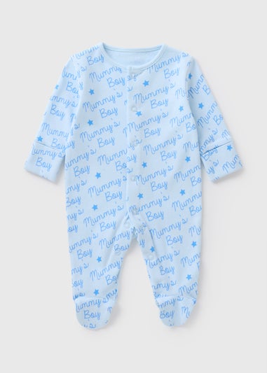 Baby Boys Mummy's Boys Sleepsuit (Newborn-18mths)