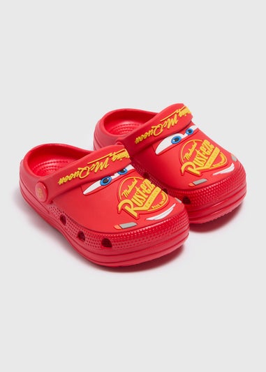 Cars Boys Red Lightning McQueen Clogs (Younger 4/5-Older 12/13)
