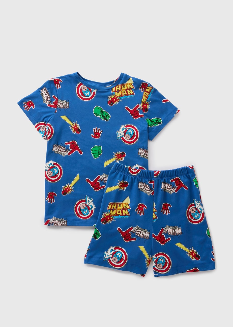 Marvel Boys Blue Pyjama Set (3-13yrs)