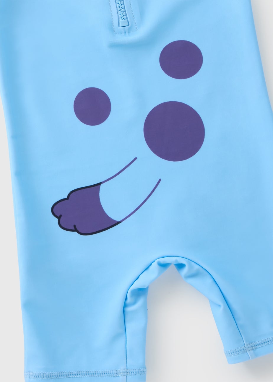 Bluey Kids Blue Surf Suit & Hat Set (12mths-7yrs)