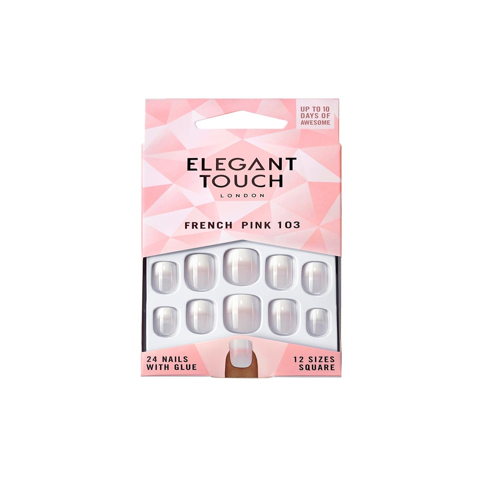 Elegant Touch French Nail 103 M Pink FT