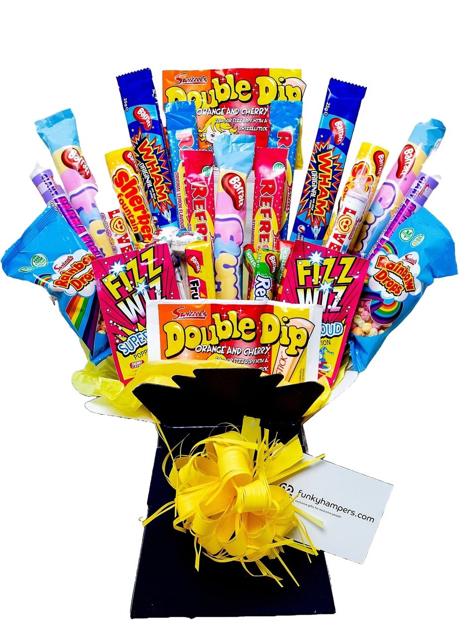 Funky Hampers Giant Retro Sweet Bouquet