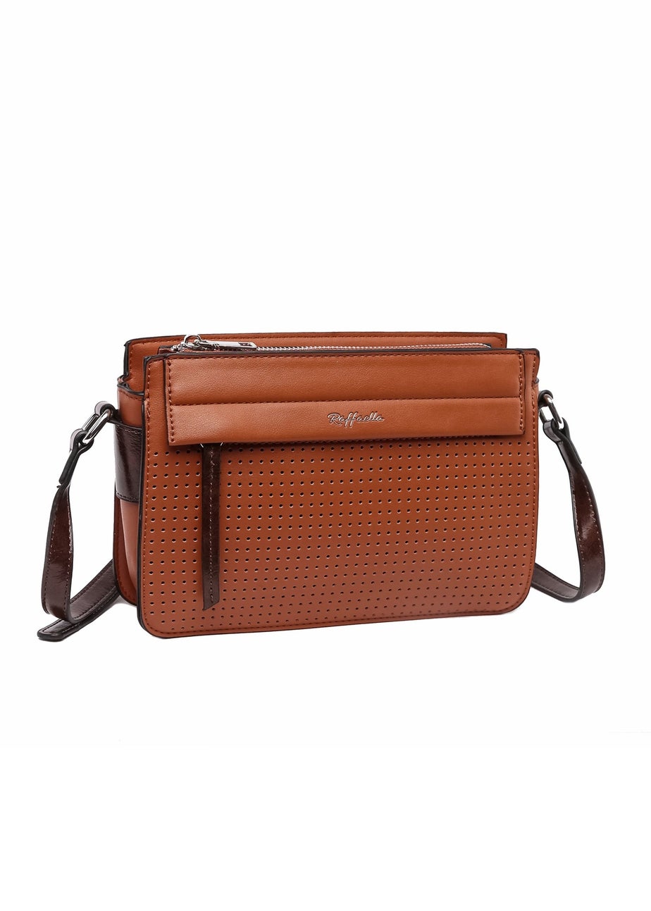 Raffaella Burnt Orange Thin Cross Body Bag