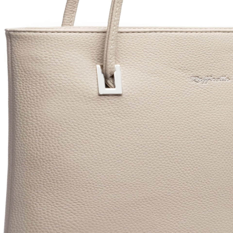Raffaella Taupe Slim Tote Shoulder Bag