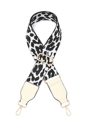 Raffaella Black and White Changeable Handbag Strap