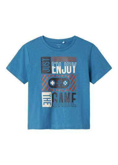 Name It Boys Blue Game T-Shirt (9mths-5yrs)