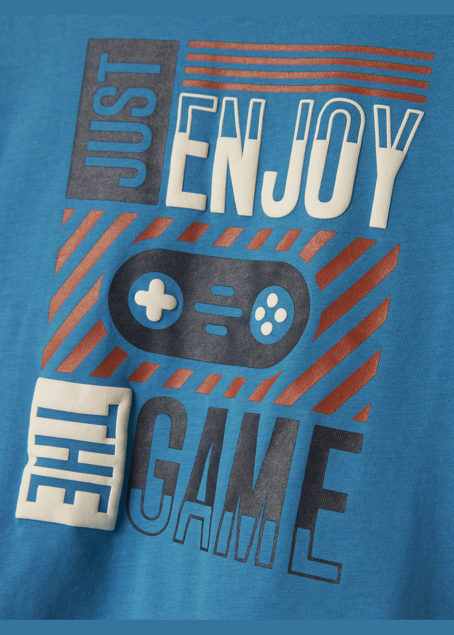 Name It Boys Blue Game T-Shirt (9mths-5yrs)