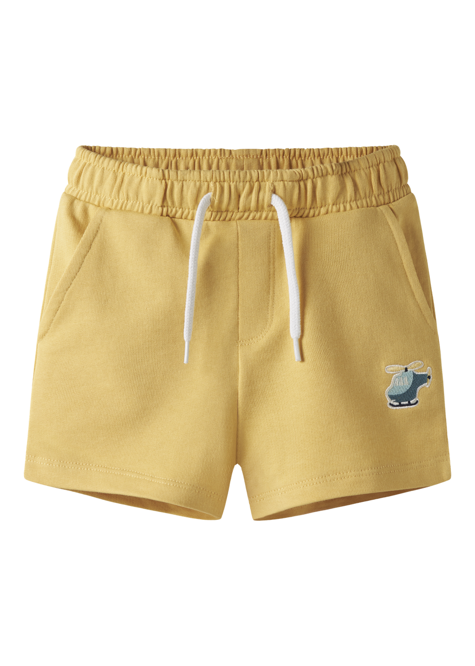 Name It Boys Yellow Helicopter Shorts (9mths-5yrs)