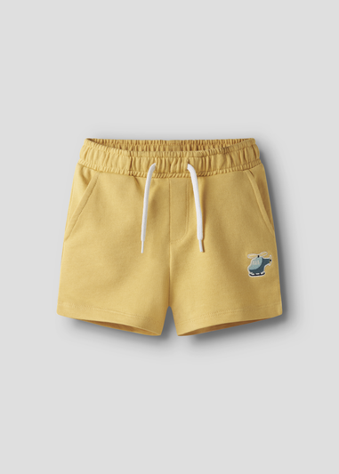 Name It Boys Yellow Helicopter Shorts (9mths-5yrs)