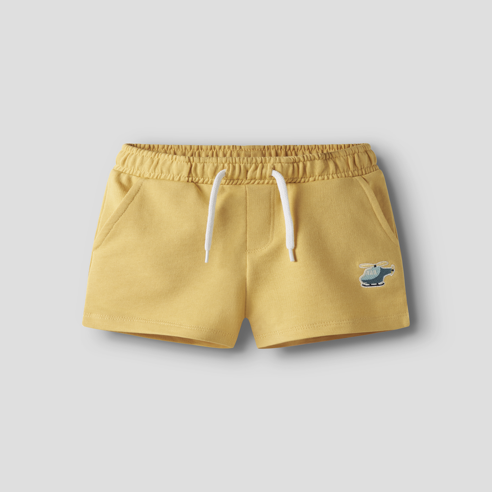 Name It Boys Yellow Helicopter Shorts (9mths-5yrs)