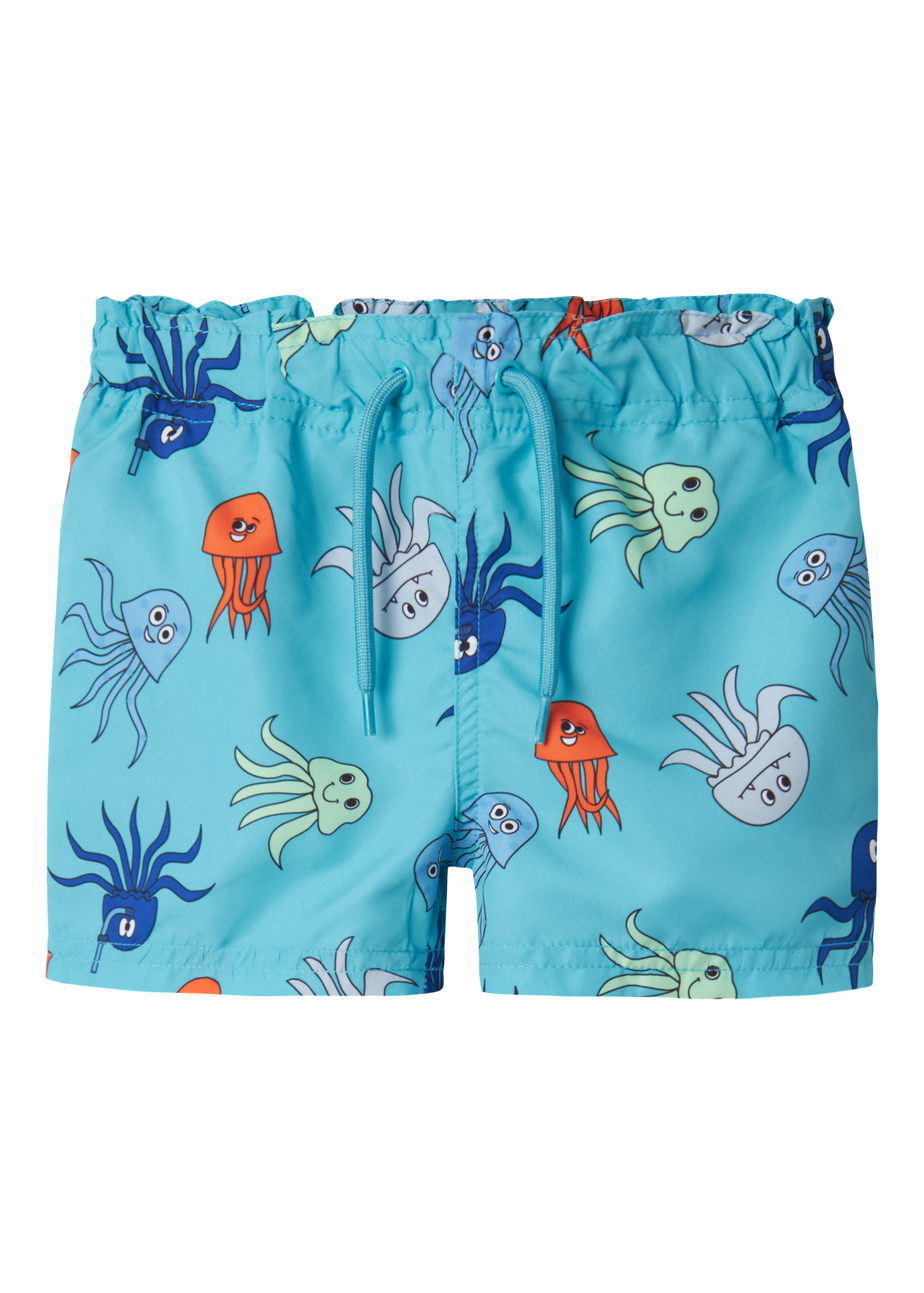 Name it Boys Blue Octupus Swim Shorts (9mths-5yrs)