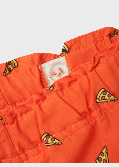 Name It Orange Pizza Swim Shorts (9mths-5yrs)