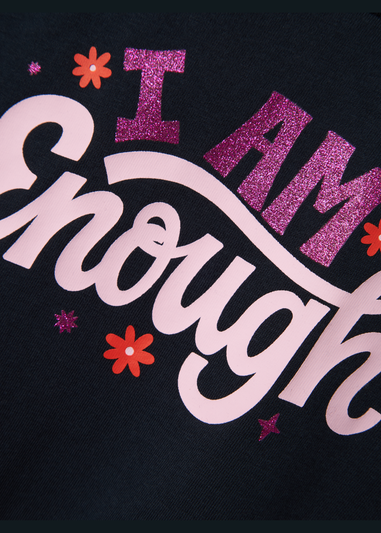 Name It Navy I Am Enough T-Shirt (9mths-5yrs)