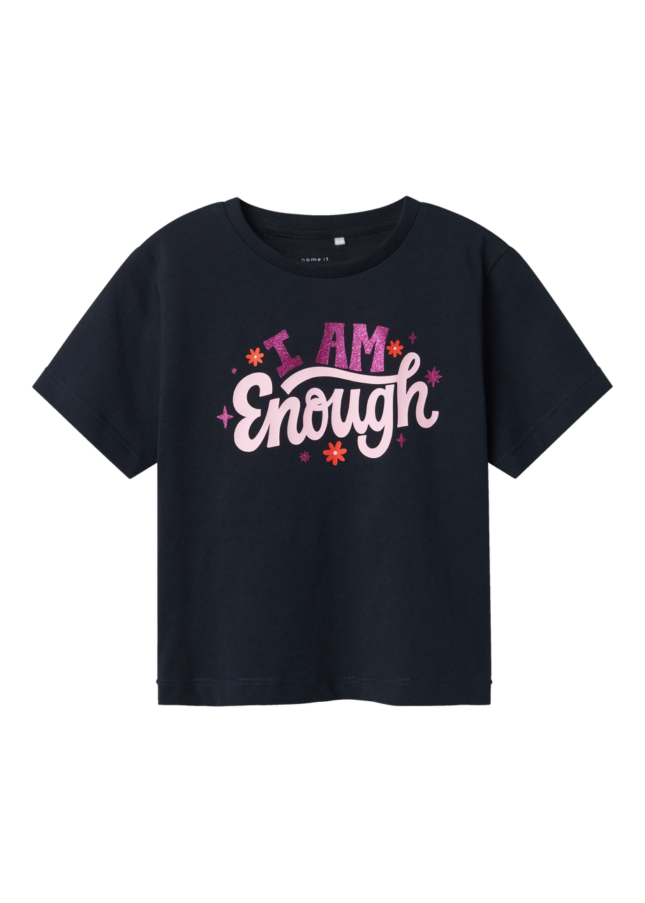 Name It Navy I Am Enough T-Shirt (9mths-5yrs)