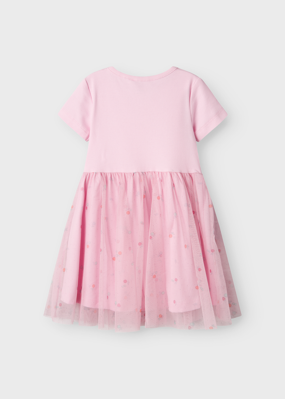 Name It Girls Pink Spot Mesh Tutu Dress (9mths-5yrs)