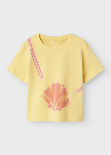 Name It Girls Yellow Shell T-Shirt (9mths-5yrs)