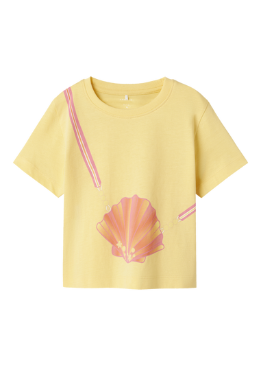 Name It Girls Yellow Shell T-Shirt (9mths-5yrs)