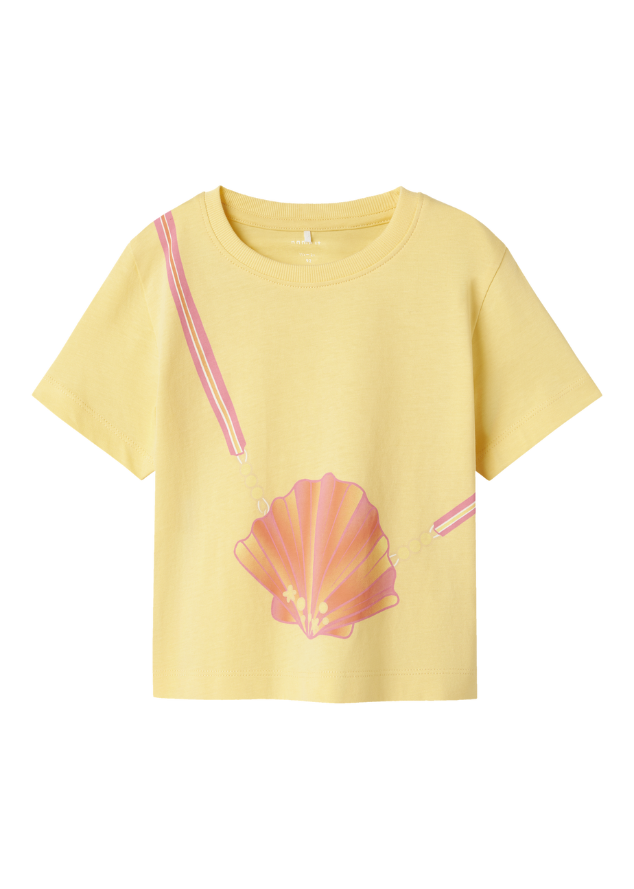 Name It Girls Yellow Shell T-Shirt (9mths-5yrs)
