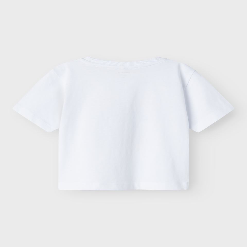 Name It Girls White Summer T-Shirt (9mths-5yrs)