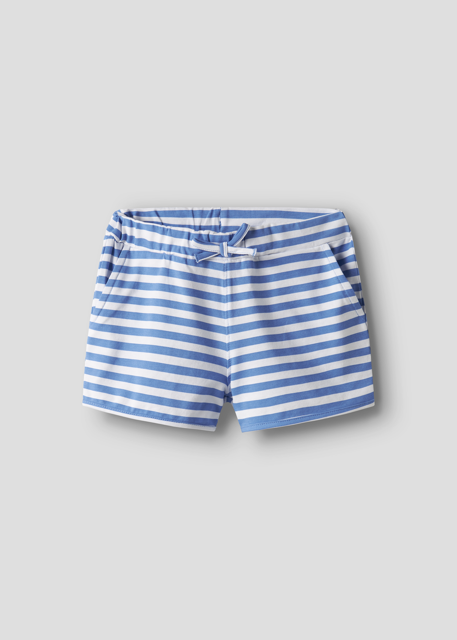 Name It Girls Blue Stripe Shorts (9mths-5yrs)