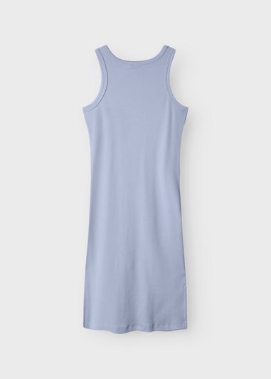 Name It Girls Lilac Ribbed Dress (7-12yrs)