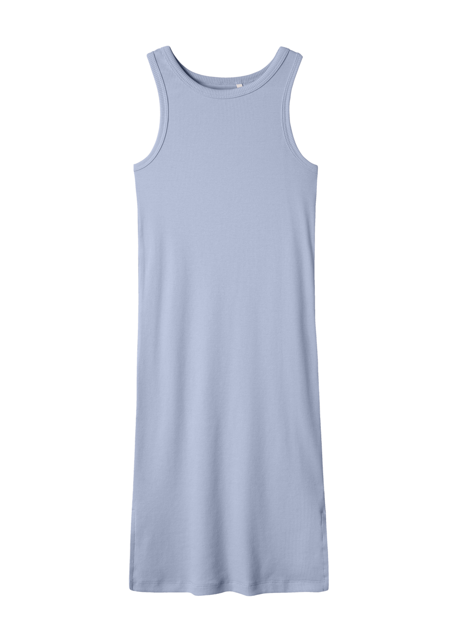 Name It Girls Lilac Ribbed Dress (7-12yrs)