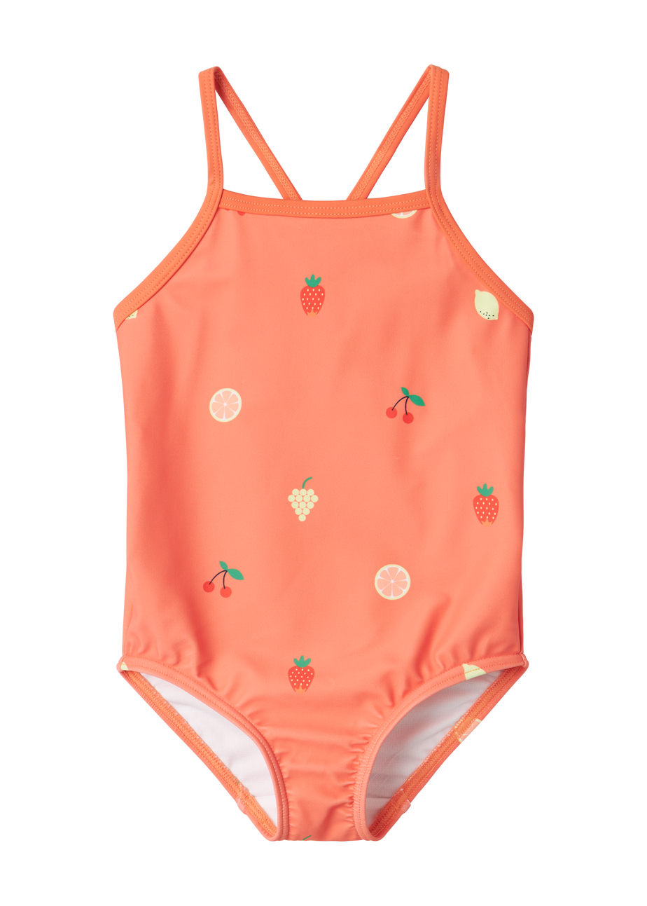 Name It Girls Coral Fruit Swimsuit (9mths-8yrs)