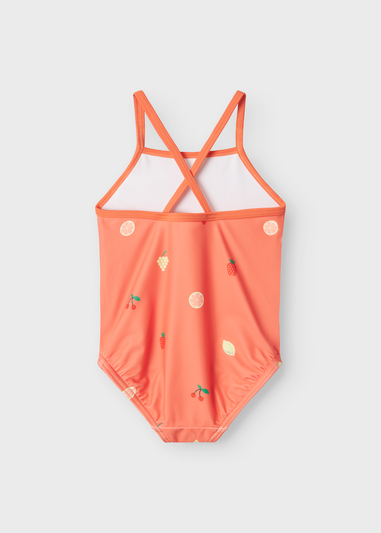 Name It Girls Coral Fruit Swimsuit (9mths-8yrs)