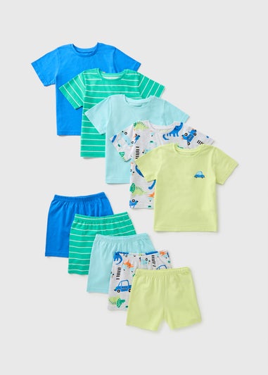 Boys Multicolour Car Pyjama Sets (1-7yrs)