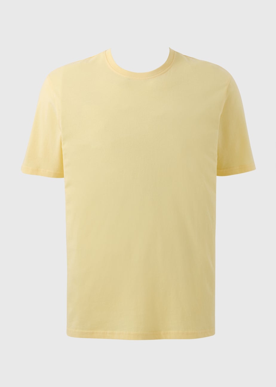 Yellow Essential Crew Neck T-Shirt