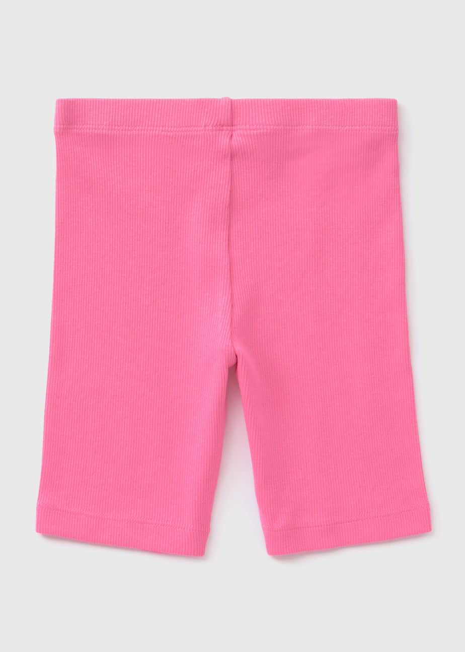 Girls Pink Cycling Shorts (1-7yrs)