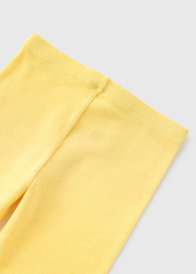 Girls Yellow Cycling Shorts (1-7yrs)