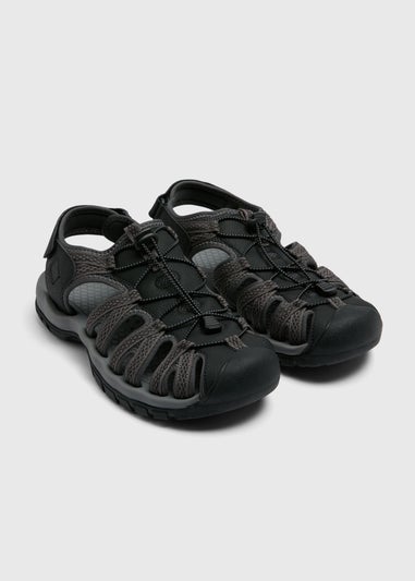 Black Technical Sandal Shoe