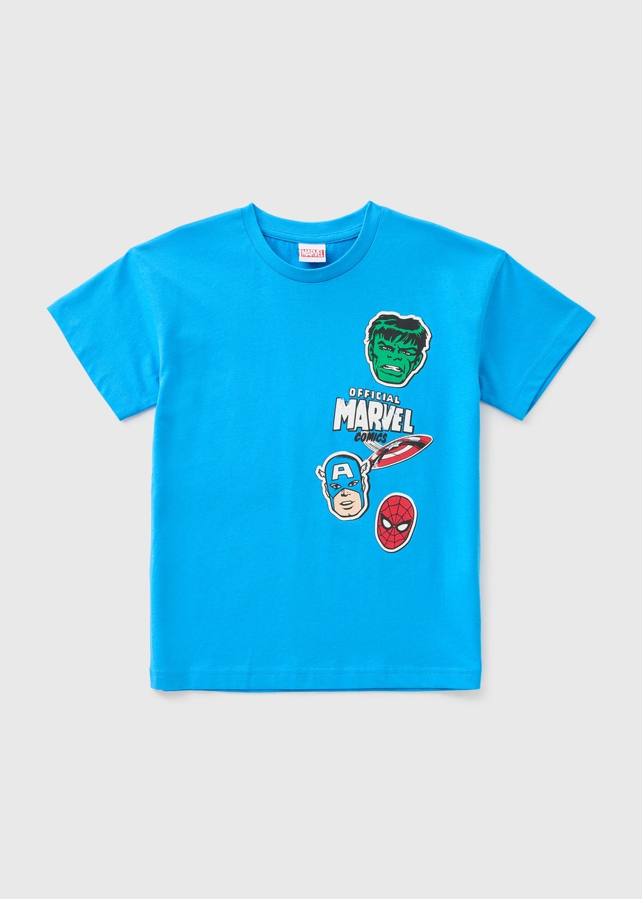 Marvel Blue T-Shirt (3-13yrs)
