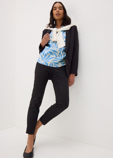 Blue Et Vous Palm Popover Blouse